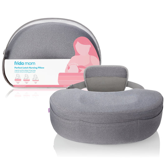 Adjustable Nursing Pillow for Breastfeeding and Postpartum Care, Gray
