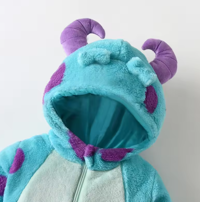 Infant Baby Fleece Jumpsuit