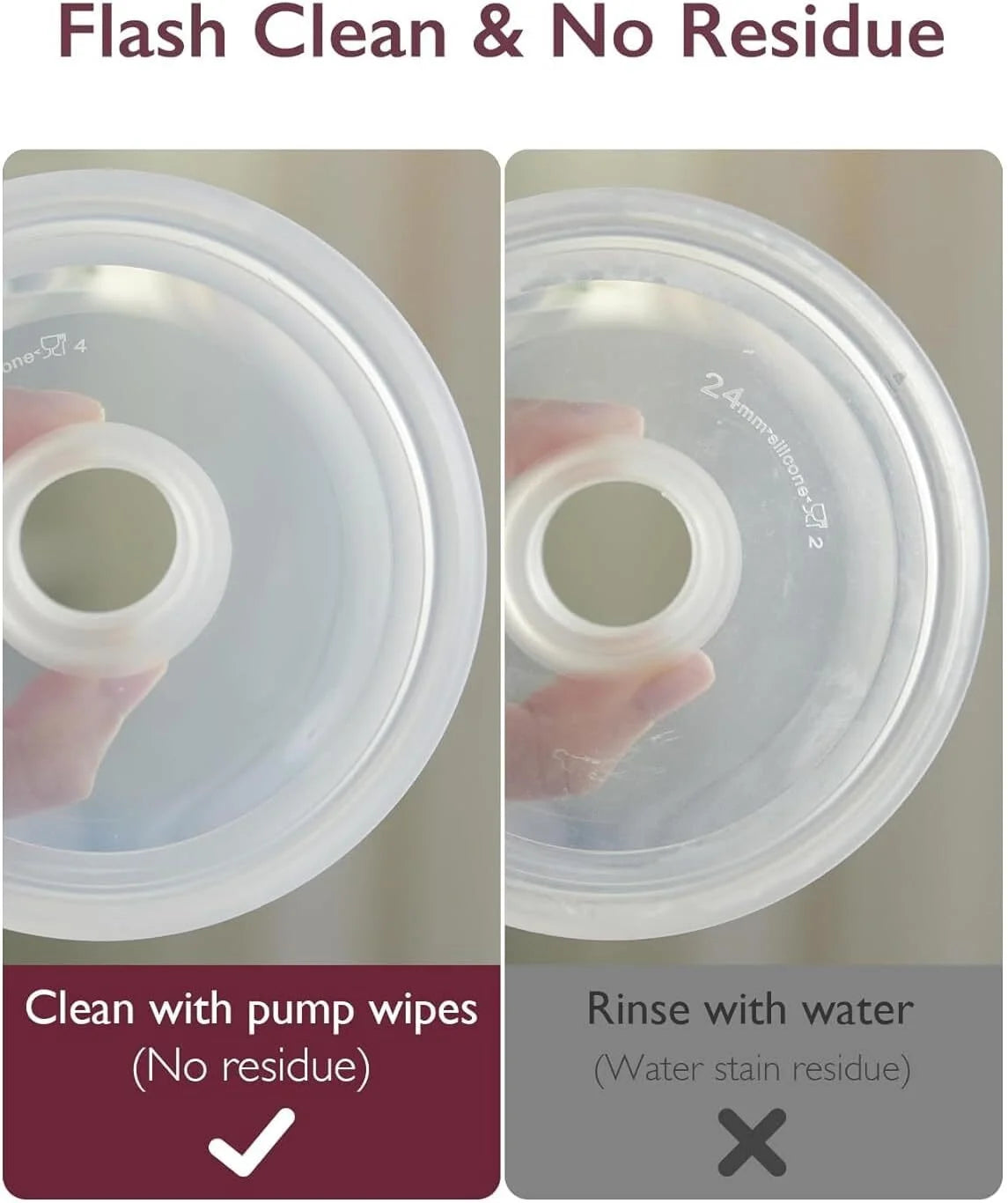 Natural Breast Pump Wipes for Pump Parts Cleaning On-The-Go, 30 Count (Pack of 3), Flash Clean & Resealable Pump Wipes