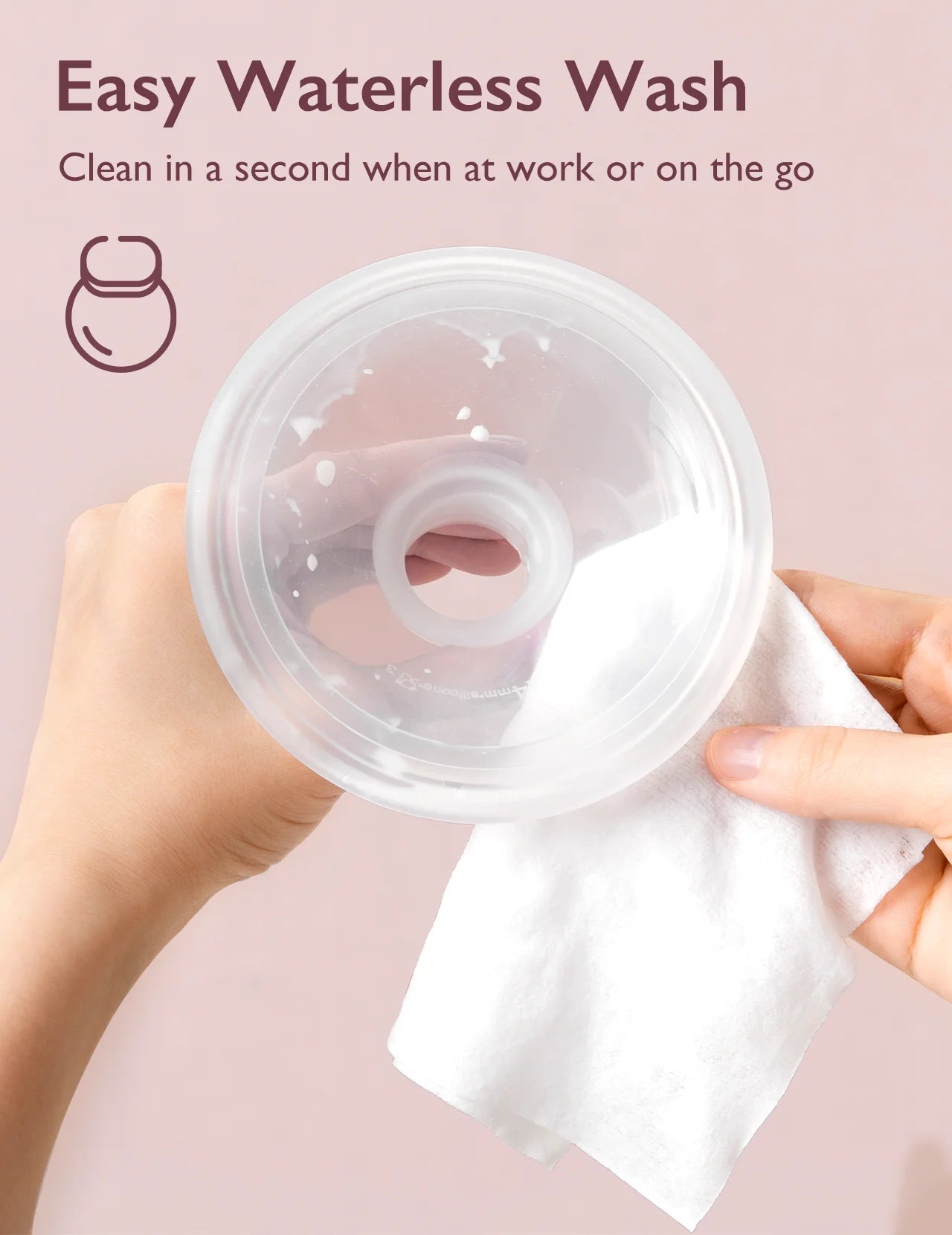 Natural Breast Pump Wipes for Pump Parts Cleaning On-The-Go, 30 Count (Pack of 3), Flash Clean & Resealable Pump Wipes